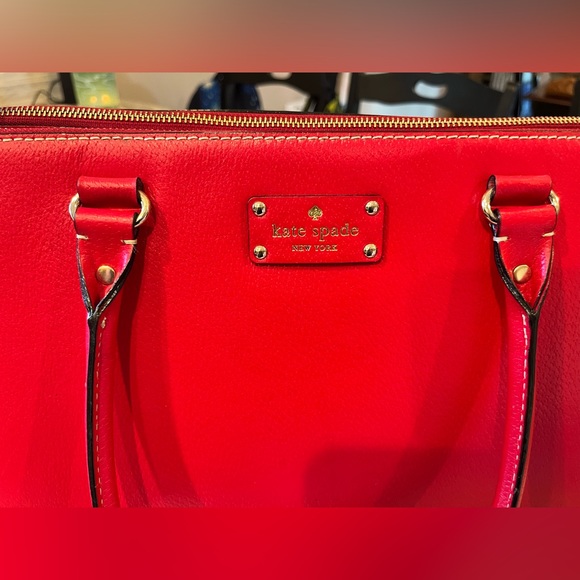 Kate Spade Red Purse/Bag - Picture 2 of 9